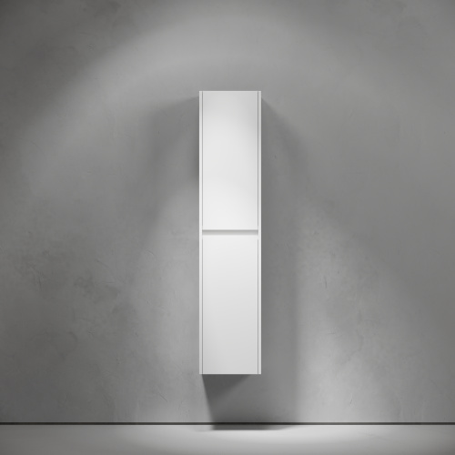 Шкаф-пенал Sancos Libra PLB35W 35х30х160 подвесной цвет белый - фото 2